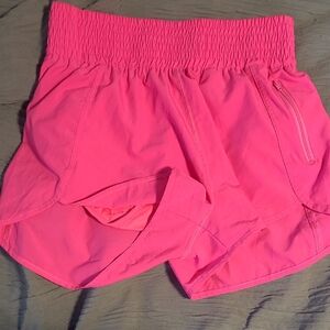 Vibrant Pink Women's Athletic Shorts